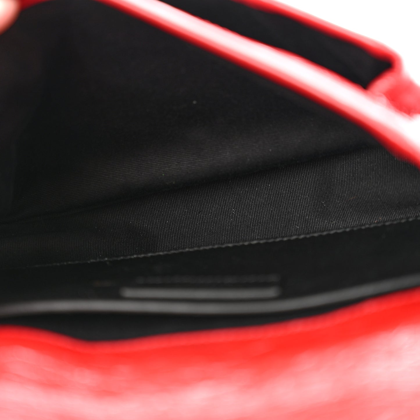 Crinkled Calfskin Matelasse Monogram Baby Niki Chain Satchel Rouge Eros