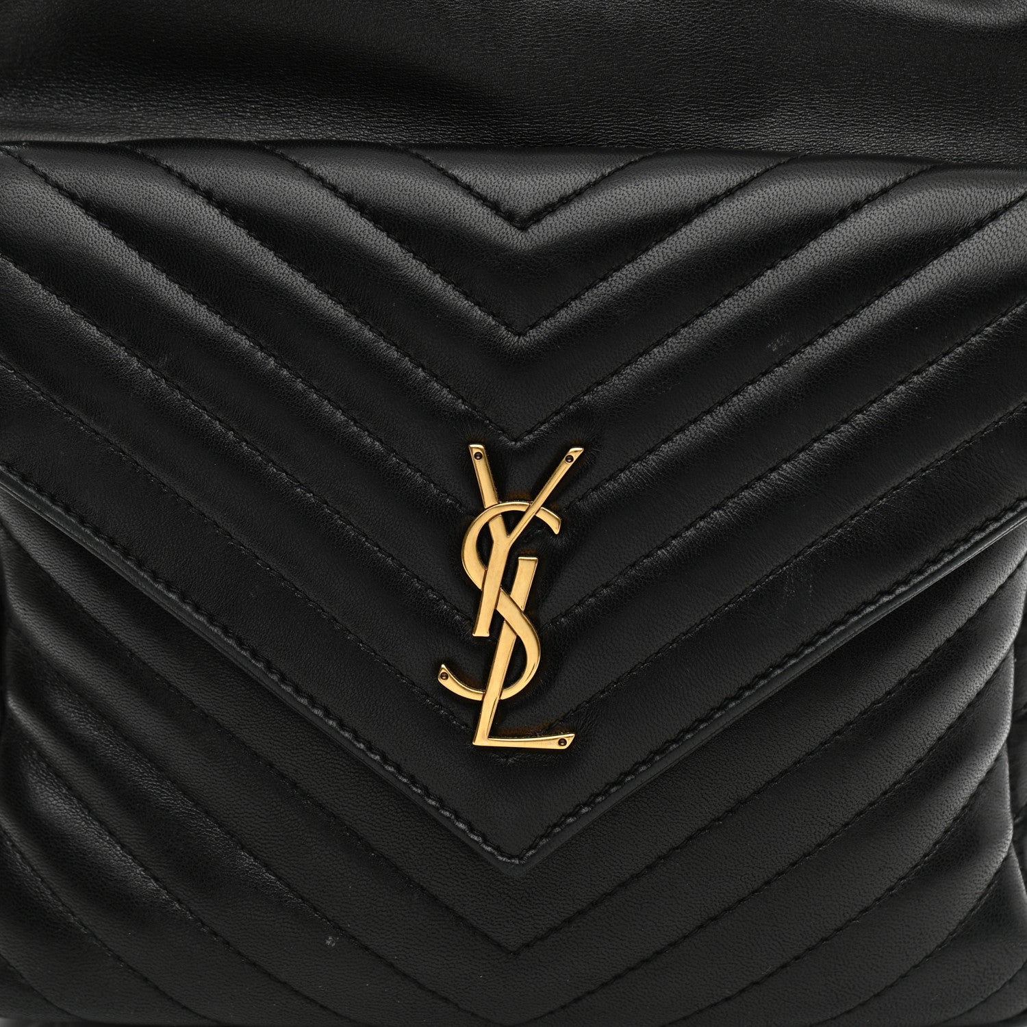 Saint Laurent Lambskin Matelasse Monogram Joe Backpack Black 7 of 8