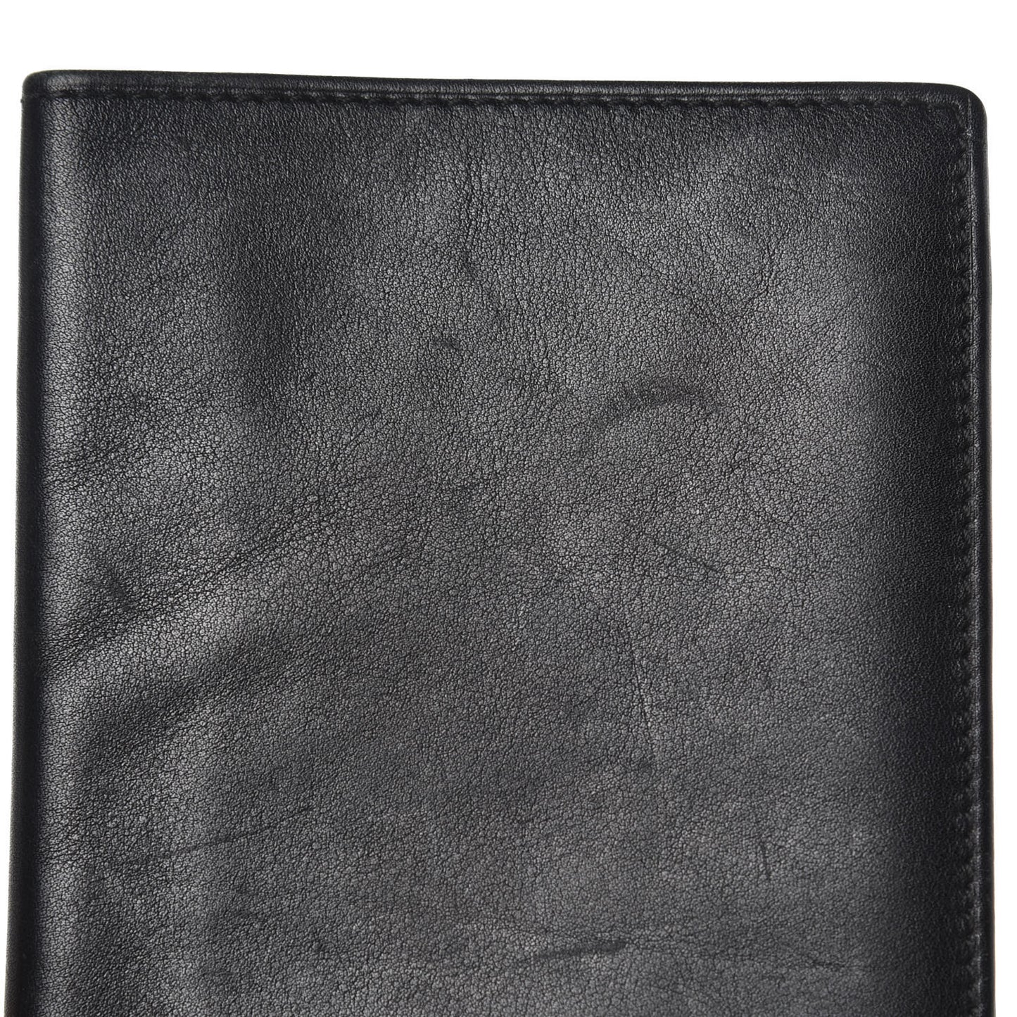 Calfskin G Long Wallet Black