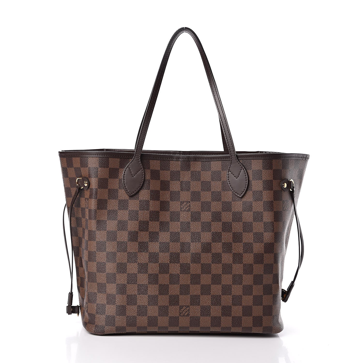 Louis Vuitton Damier Ebene Neo Neverfull MM Rose Ballerine 3 of 13