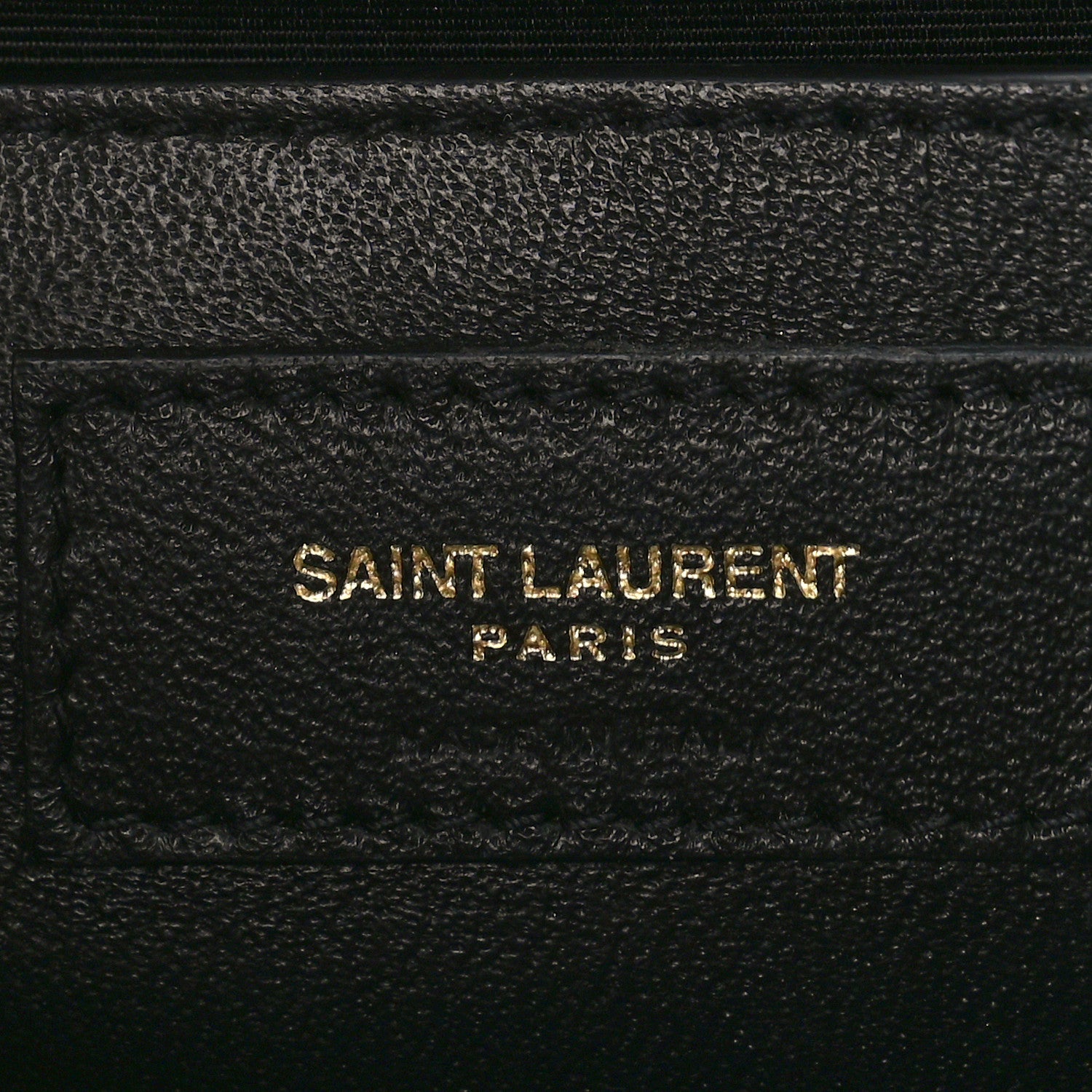 Saint Laurent Calfskin Crystal Medium Monogram Kate Satchel Black 7 of 11