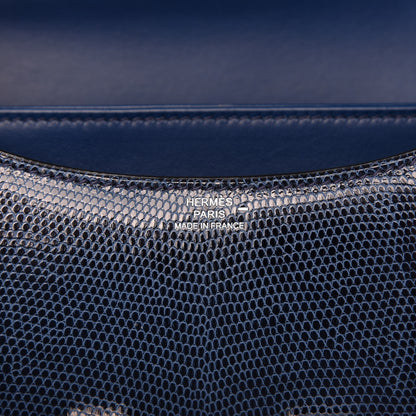 Hermes Lizard Constance 18 Bleu de Malte 9 of 12