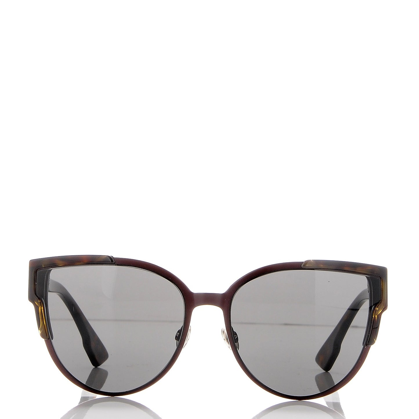 Acetate WildlyDior Sunglasses Dark Red Tortoise