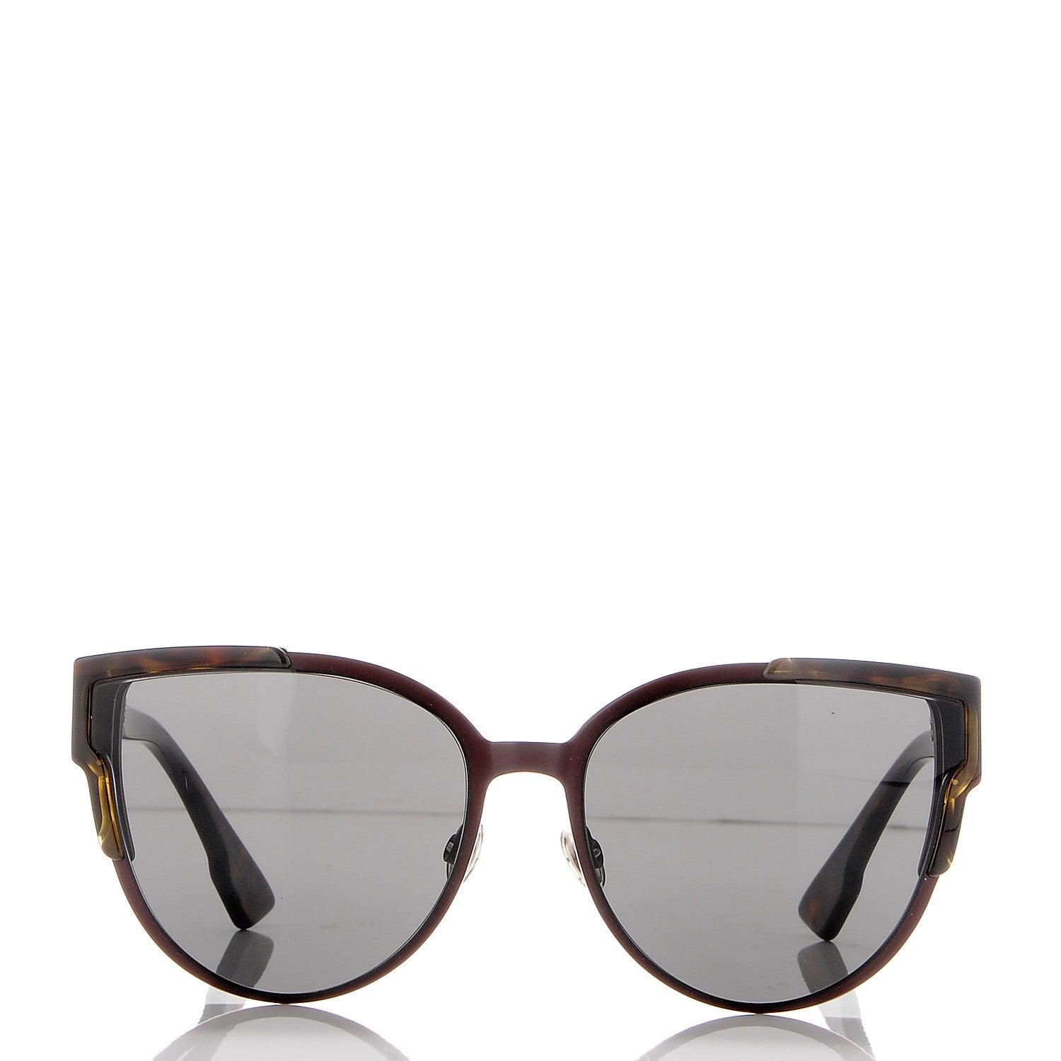 Christian Dior Acetate WildlyDior Sunglasses Dark Red Tortoise 2 of 9