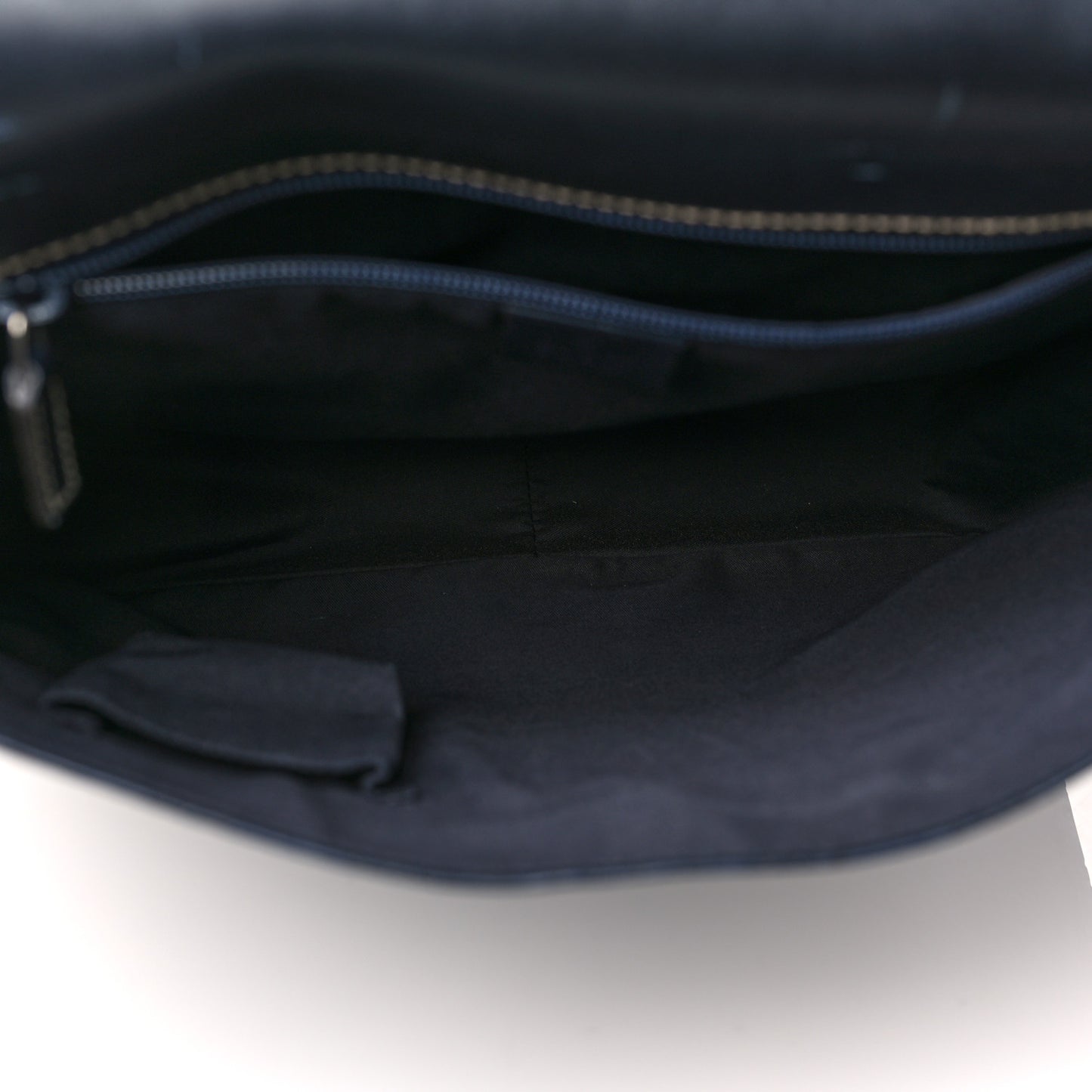 Guccissima Large Flap Messenger Bag Navy
