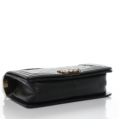 Chanel Caviar Quilted Medium Boy Flap Black 3 of 7