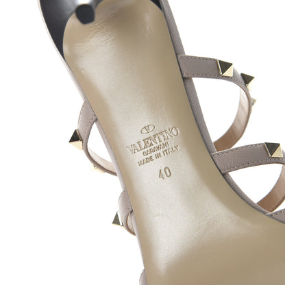 Valentino Garavani Nappa Rockstud 50mm Cage Mules 40 Black Poudre 6 of 9