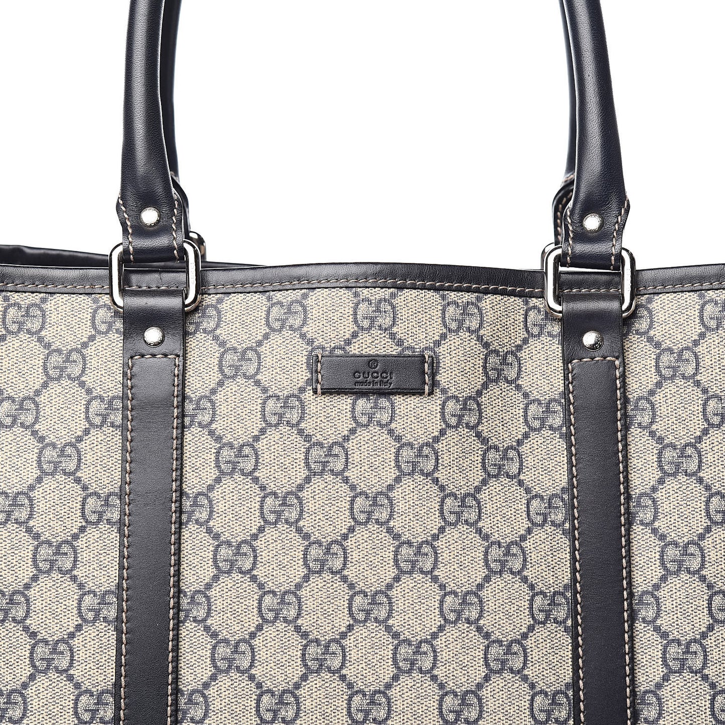 GG Plus Monogram Joy Vertical Tote Navy