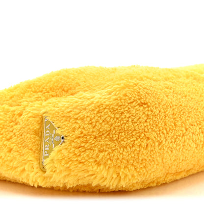 Prada Terry Cloth Mini Re-Edition 2000 Bag Giallo Black 9 of 10