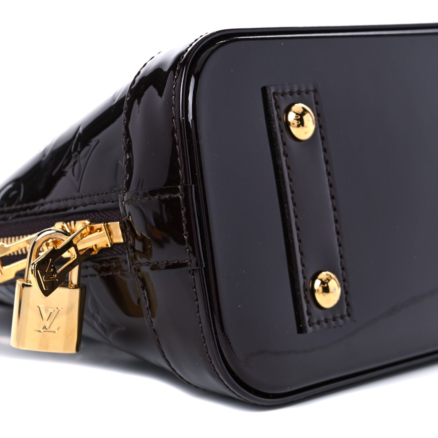 Louis Vuitton Vernis Alma BB Amarante 6 of 13