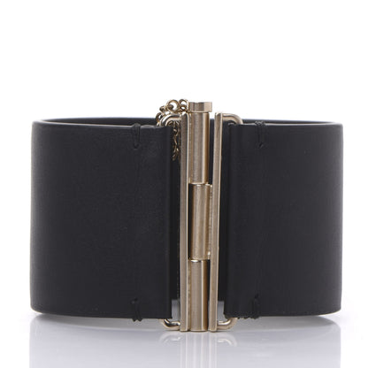 Chanel Calfskin CC Wide Cuff M Black 2 of 5