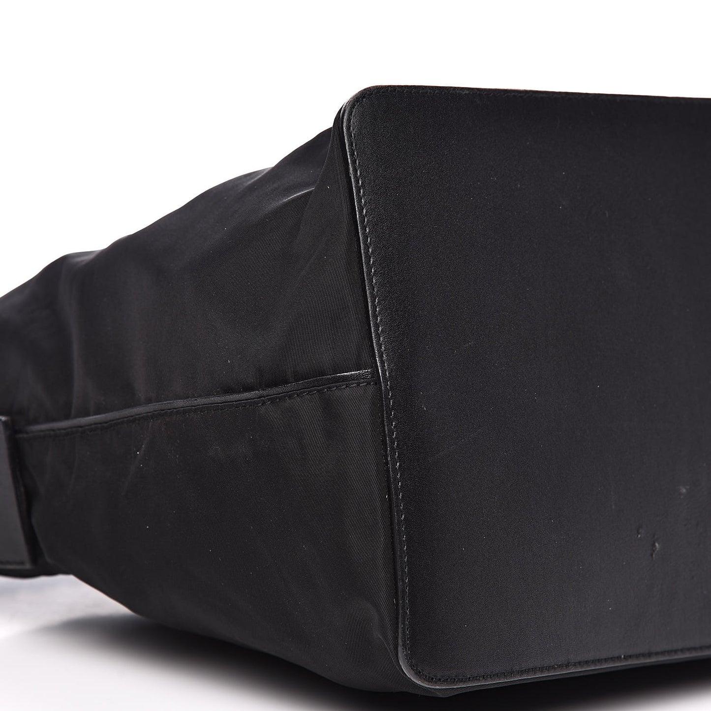 Tessuto Nylon Braided Hobo Black
