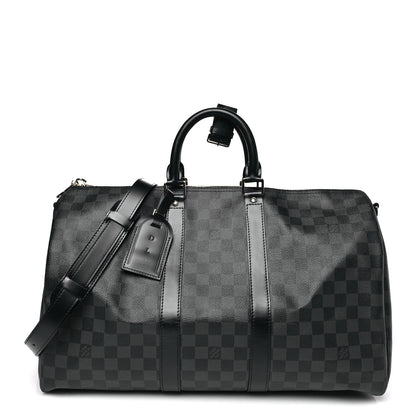 Louis Vuitton Damier Graphite Keepall Bandouliere 45 1 of 9