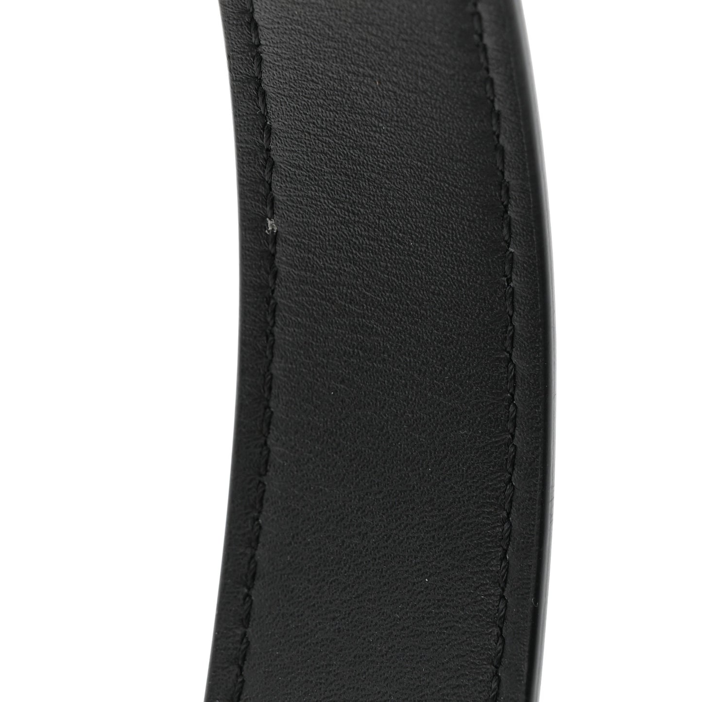 Smooth Calfskin Half Moon Shoulder Bag Black