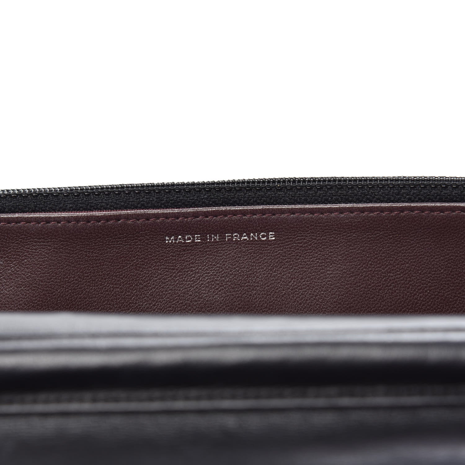 Chanel Lambskin Quilted Wallet On Chain WOC Black 7 of 14