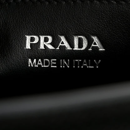 Prada Saffiano Cuir Calfskin Mini Monochrome Top Handle Tote Black 6 of 10