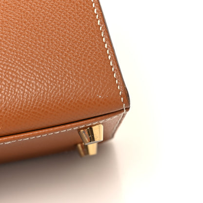 Hermes Epsom Kelly Sellier 25 Gold 11 of 14