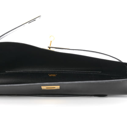 Hermes Box Kelly Longue Pochette Black 5 of 15