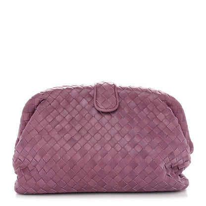 Bottega Veneta Nappa Intrecciato The Lauren 1980 Clutch Peony 1 of 10