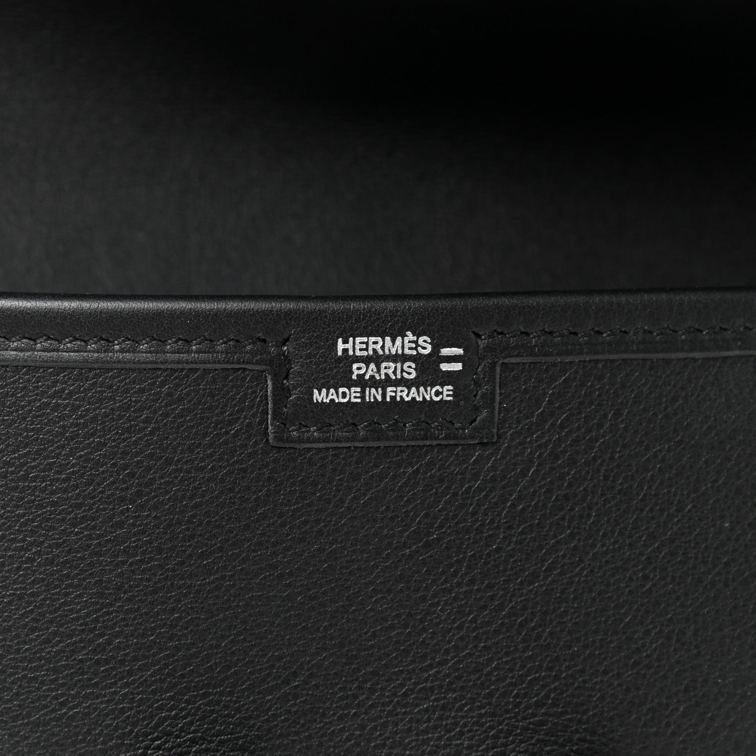 Hermes Swift Lizard Jige Elan Touch 29 Clutch Black Ombre 7 of 7