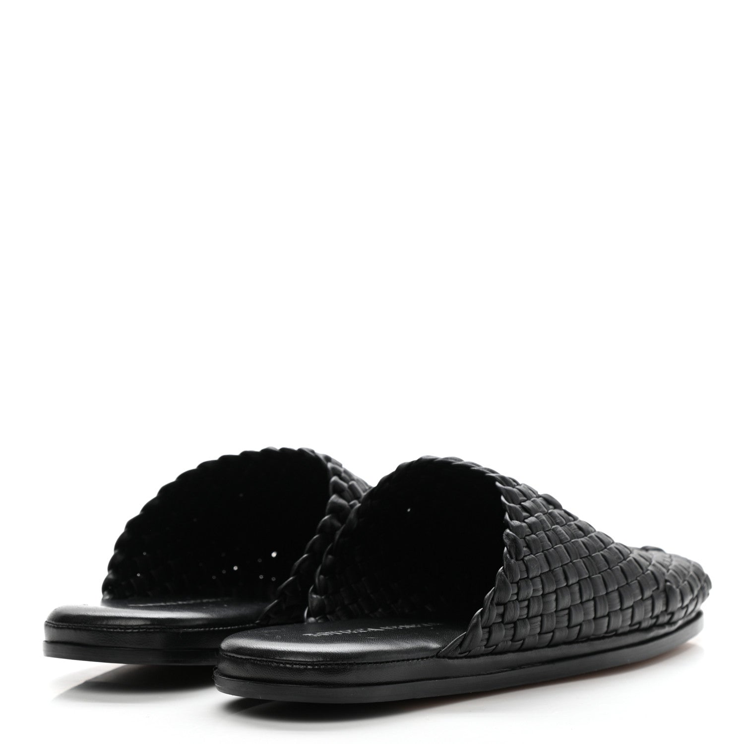 Bottega Veneta Nappa Intrecciato Slipper Mules 41 Black 4 of 8