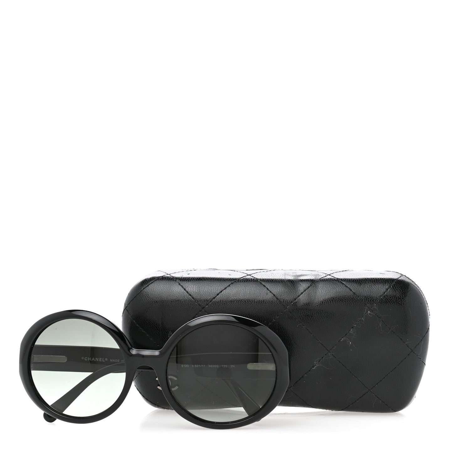 Quilted CC Mod Sunglasses 5120 Black