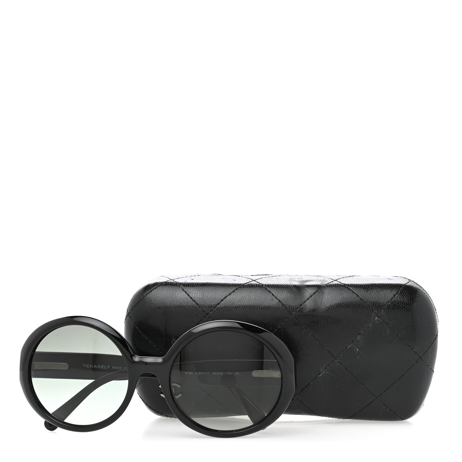 Chanel Quilted CC Mod Sunglasses 5120 Black 7 of 7