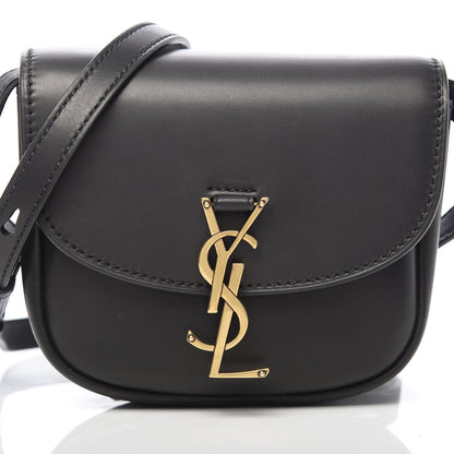 Saint Laurent Smooth Calfskin Mini Classic Monogram Kaia Satchel Black 9 of 15