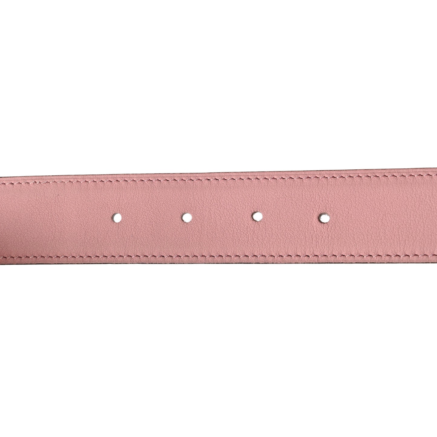 Swift Epsom Reversible 32mm Belt Strap 90 Rosa Sakura Bleu Obscur
