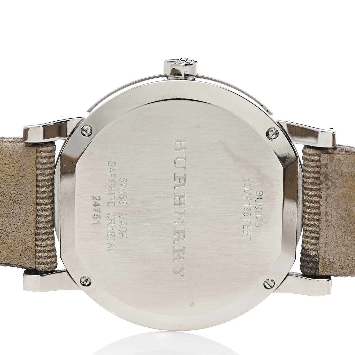 Burberry Stainless Steel 38mm Heritage Nova Check Quartz Watch Beige BU9023 5 of 12