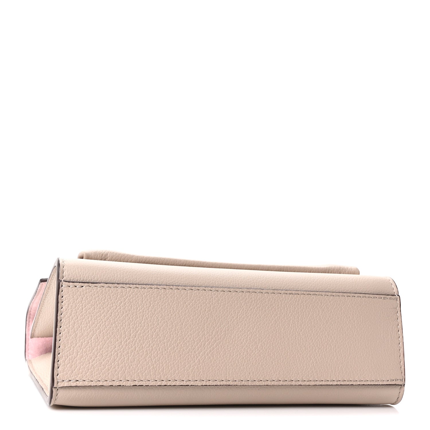 Louis Vuitton Soft Calfskin Mylockme Chain Bag BB Greige 3 of 8