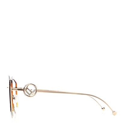 Fendi Metal Acetate F is Fendi FF Cat Eye Sunglasses FF 0290/S Blue Havana 4 of 7