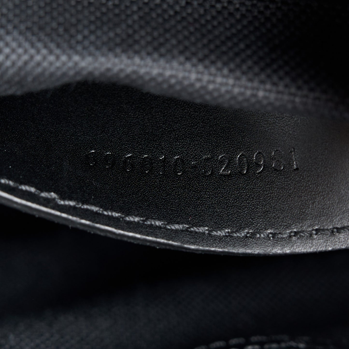 GG Supreme Monogram Appia Calfskin Web Mini Tote Bag Black