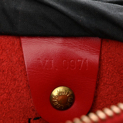 Louis Vuitton Epi Speedy 25 Castillan Red 7 of 17