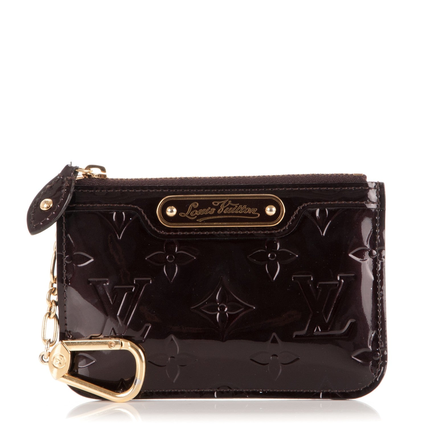 Louis Vuitton Vernis Key Pouch Amarante 1 of 7
