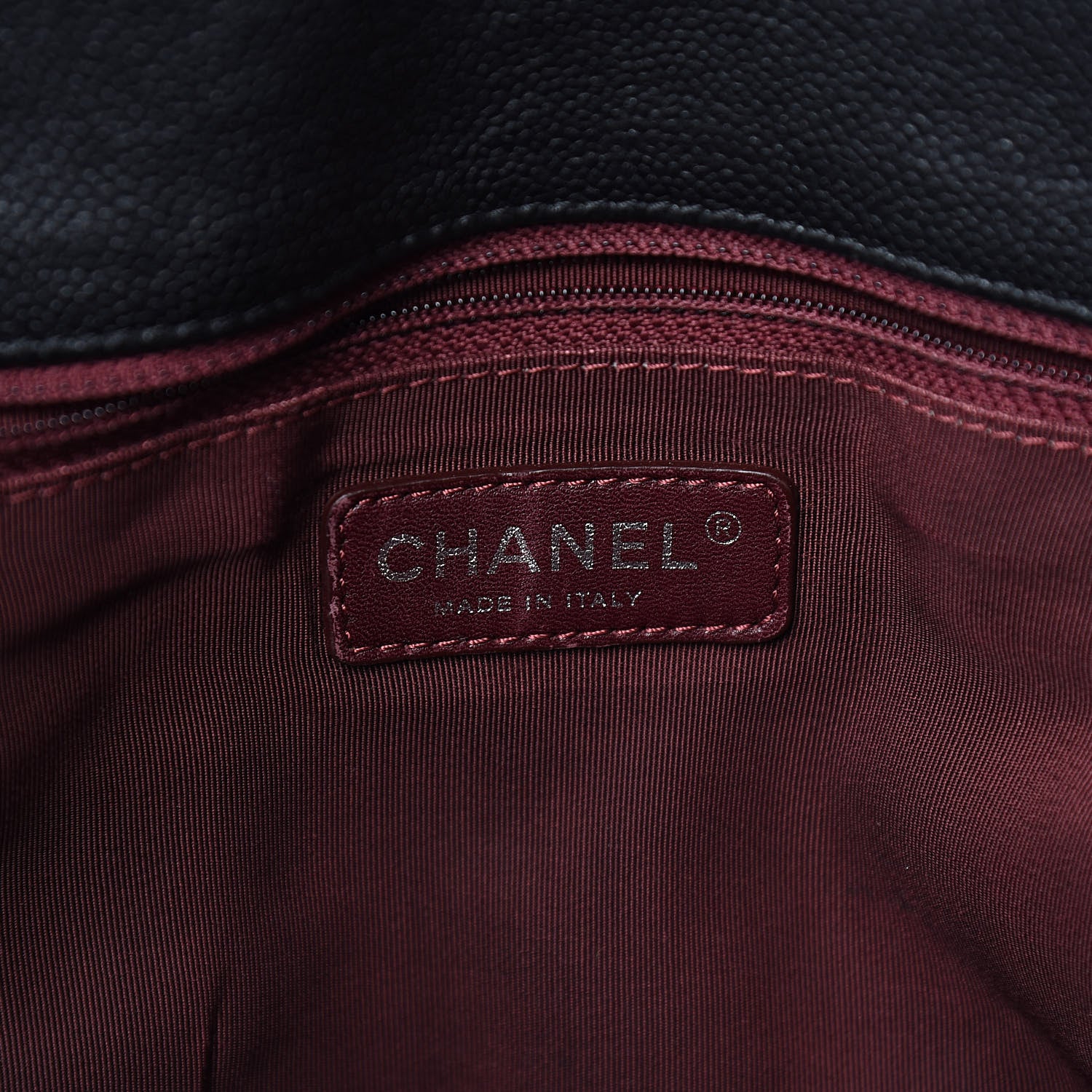 Chanel Caviar Quilted French Riviera Shouler Bag Black 7 of 15