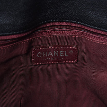 Chanel Caviar Quilted French Riviera Shouler Bag Black 7 of 15