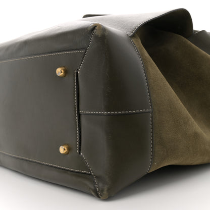 Bottega Veneta Calfskin Suede Maxi Intrecciato Arco 75 Olive Oil 10 of 16