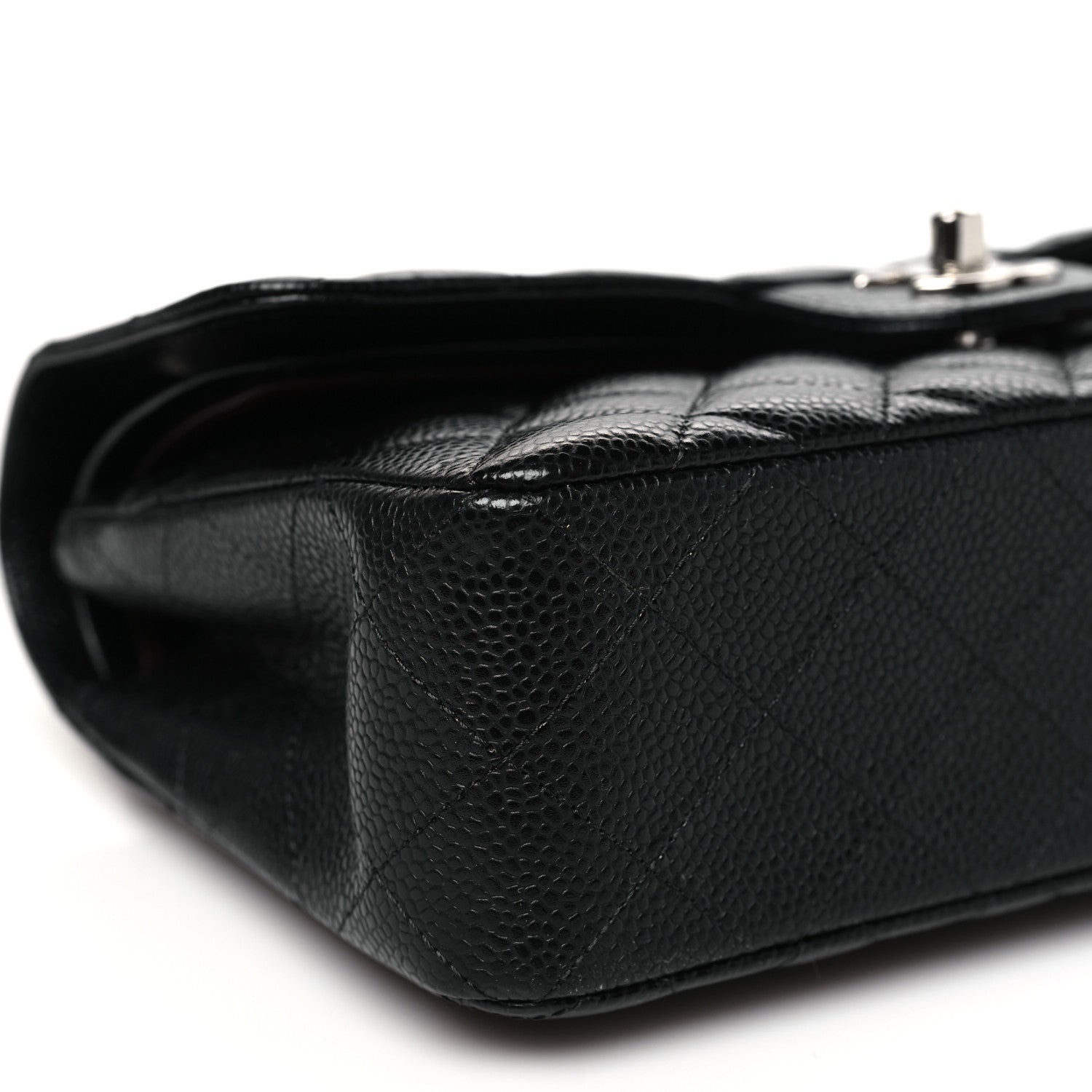 Chanel Caviar Quilted Small Double Flap Black 9 of 10