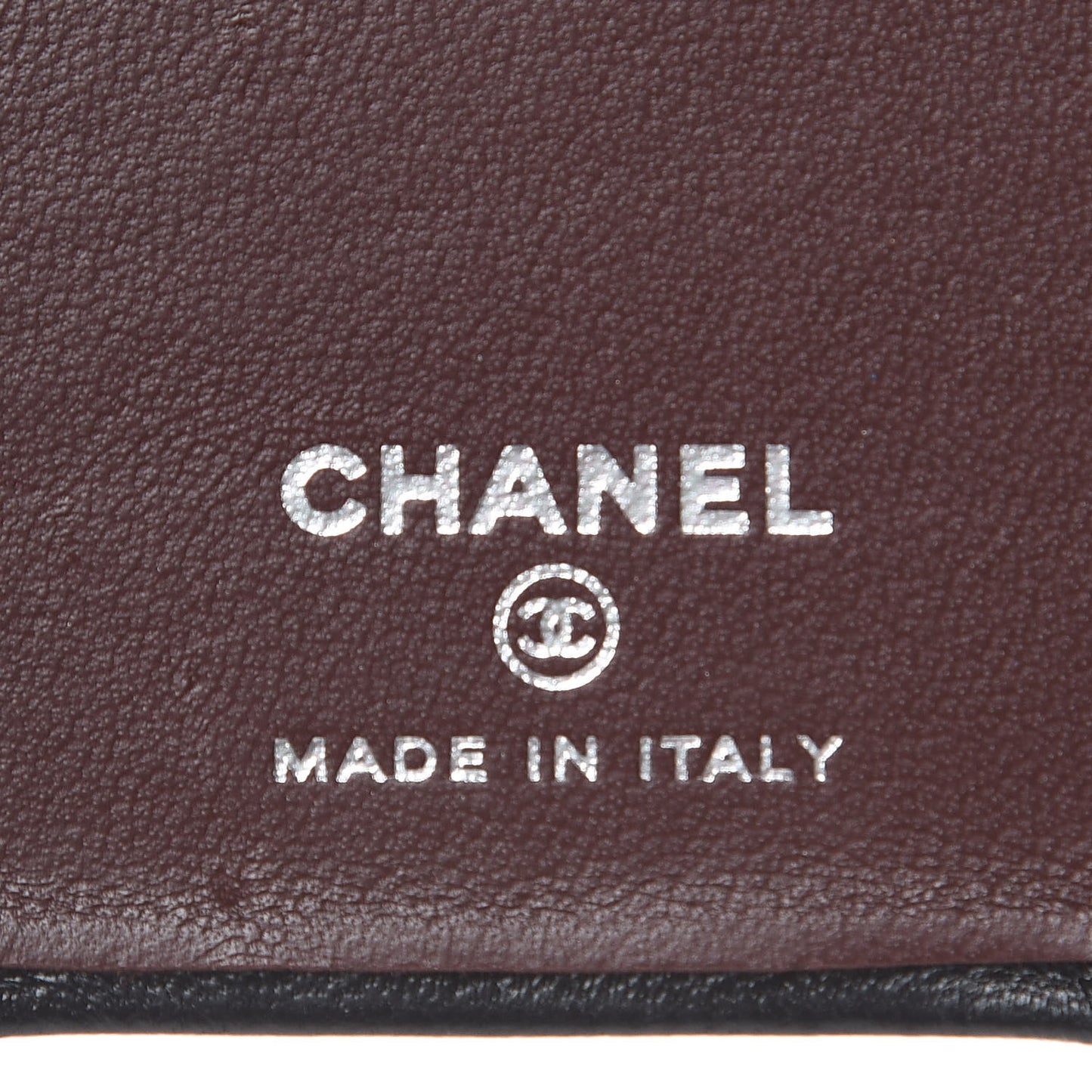 Lambskin Quilted iPhone X Case Black