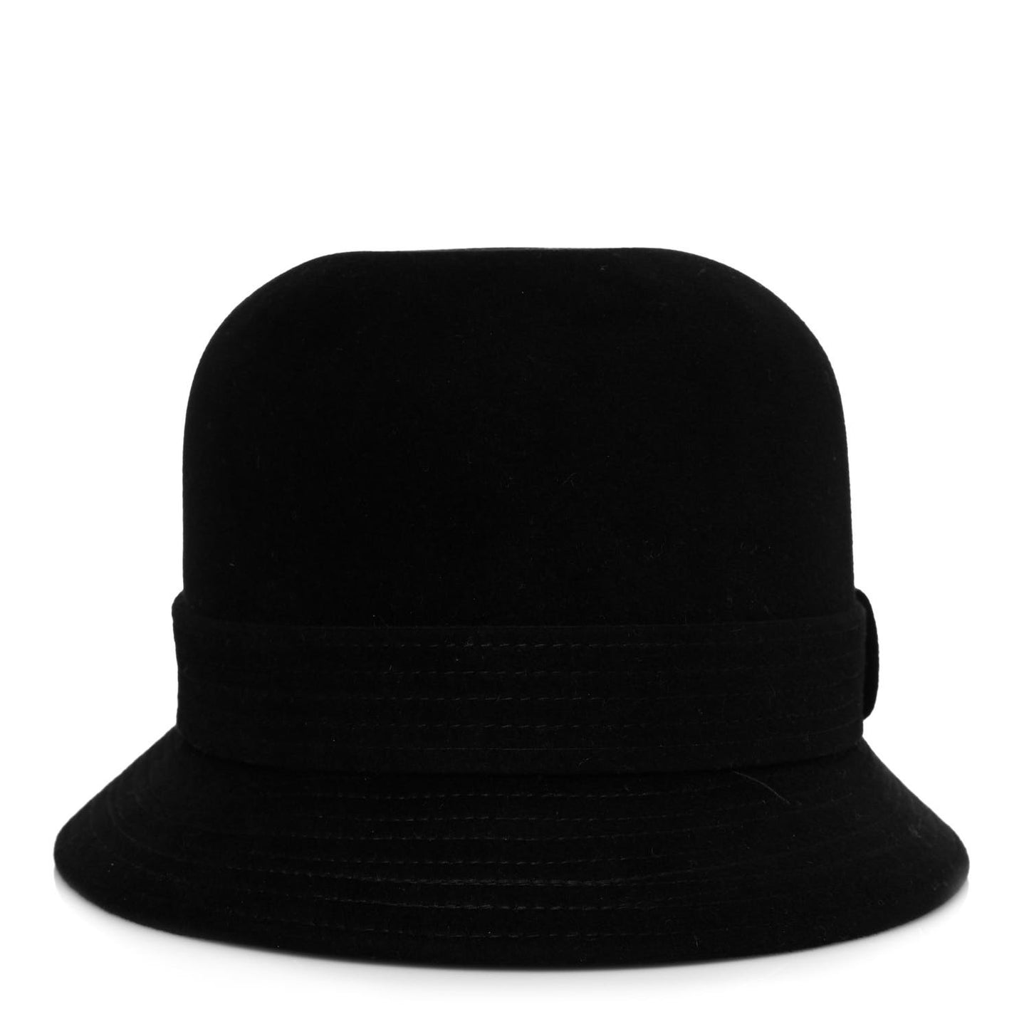 Rabbit Felt Hare Felt Paris Hat 58 Black