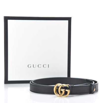 Gucci Calfskin Double G 20mm Belt 95 38 Black 7 of 7