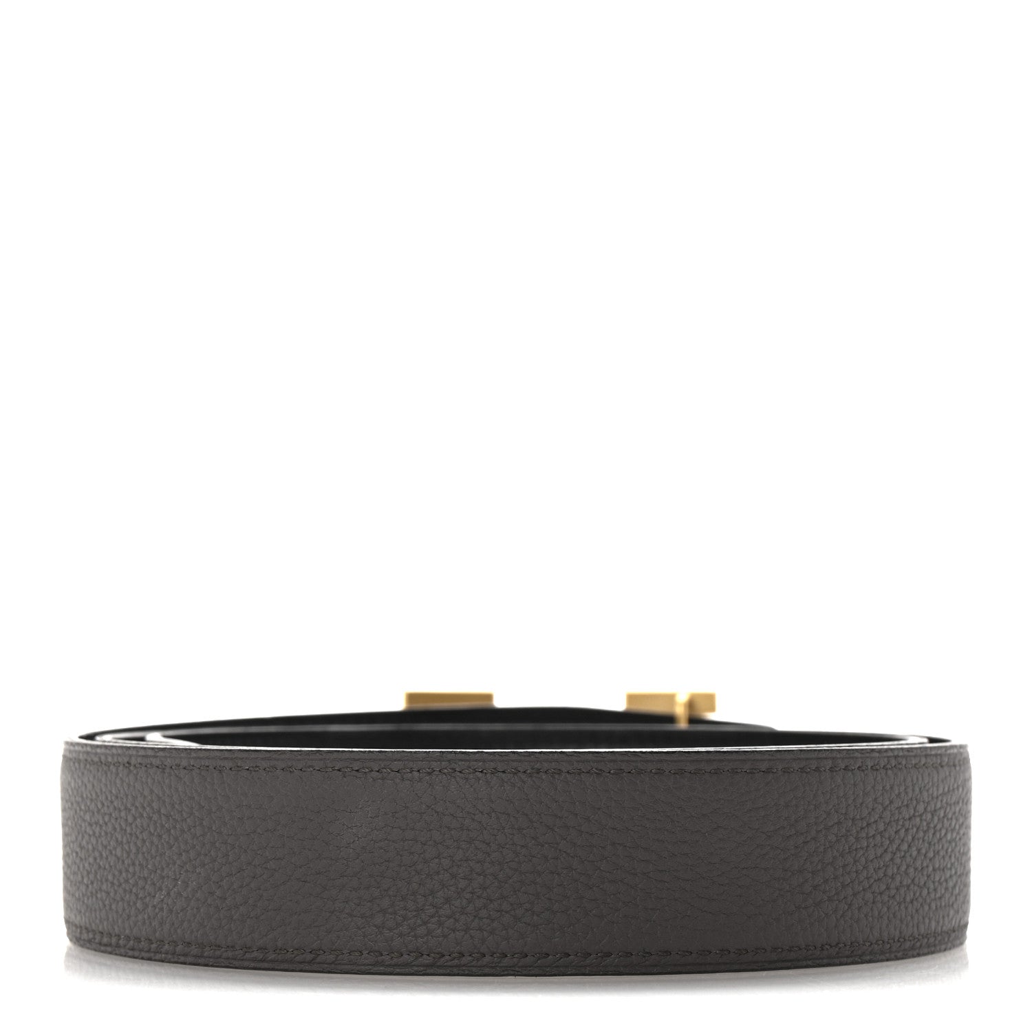 Hermes Box Togo 32mm Pegase H Belt 90 36 Black Etain 2 of 9