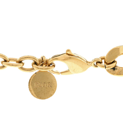 Christian Dior Metal Danseuse Etoile Chain Choker Necklace Gold 5 of 5