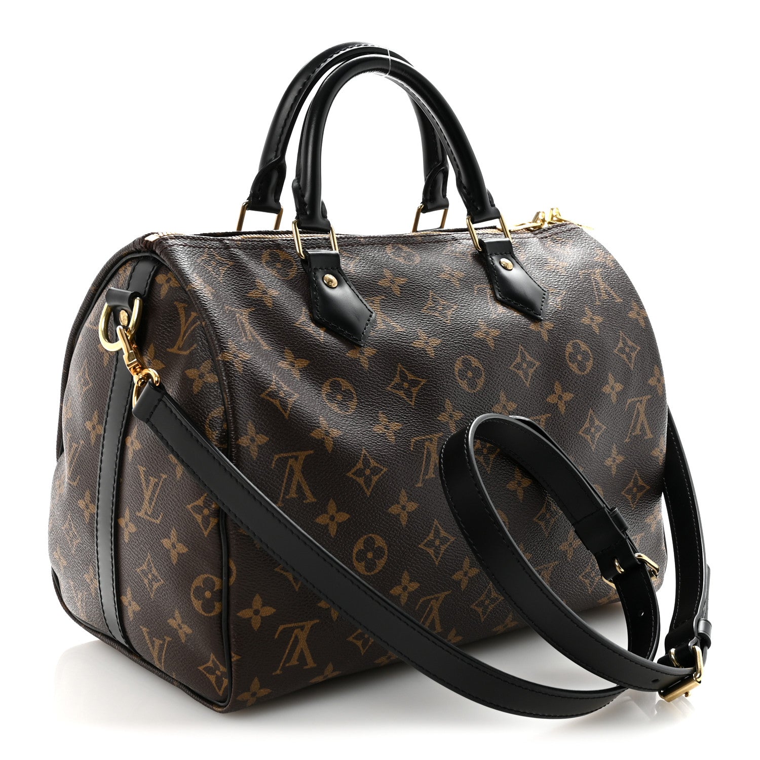 Louis Vuitton Monogram My World Tour Speedy Bandouliere 30 Black 3 of 10