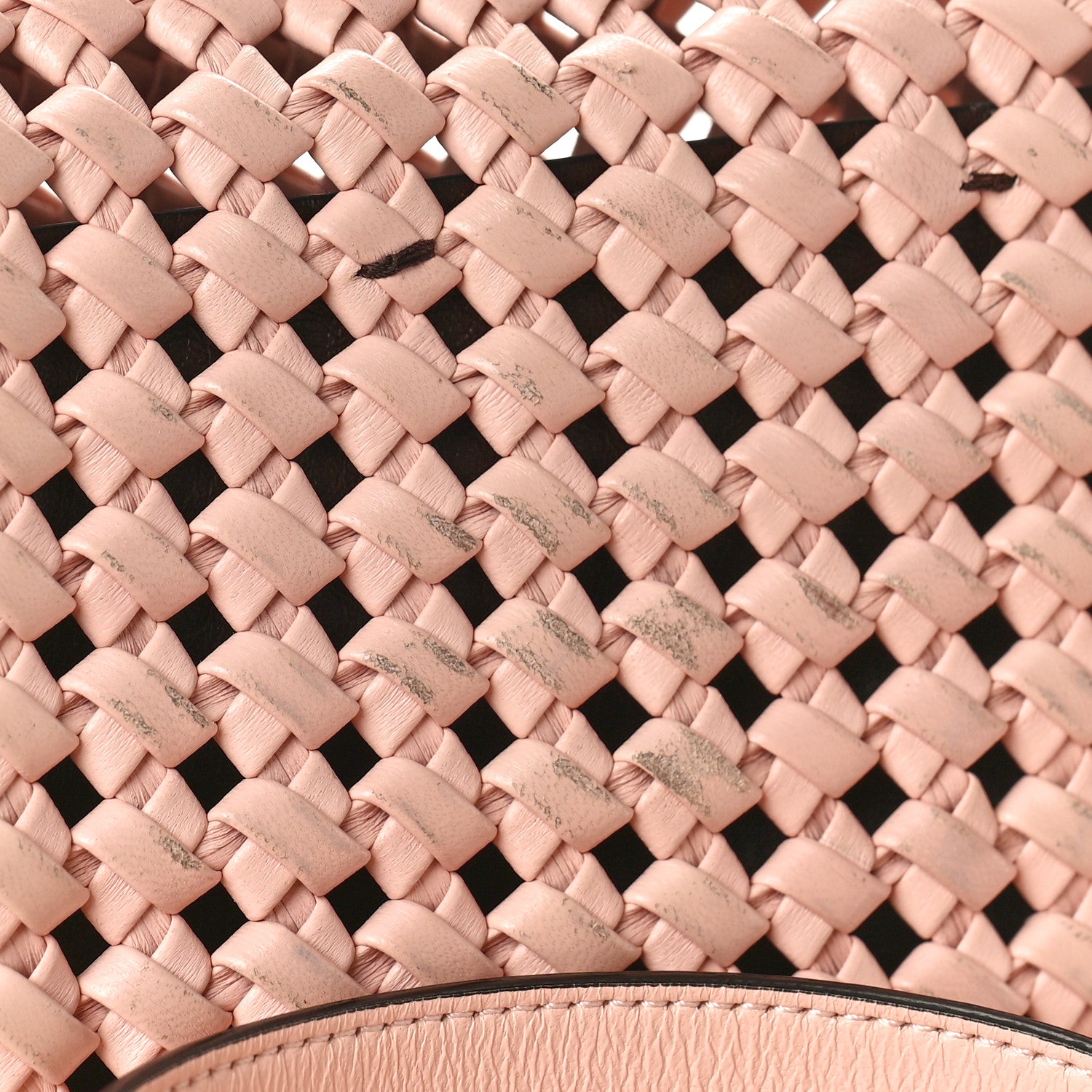 Fendi Nappa Intreccio Baguette Rosa Confetti Fondant 10 of 11