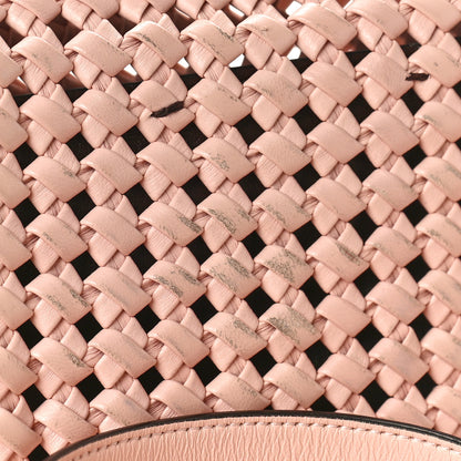 Fendi Nappa Intreccio Baguette Rosa Confetti Fondant 10 of 11