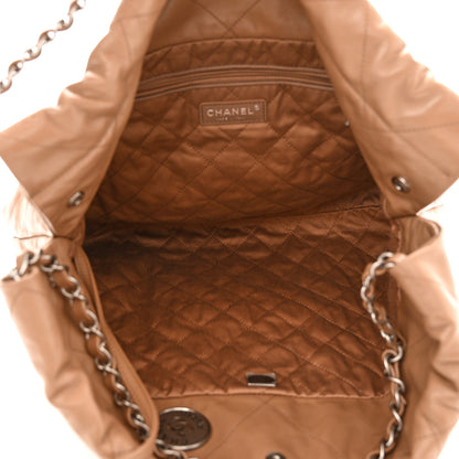 Chanel Shiny Calfskin Quilted Chanel 22 Camel 6 of 11