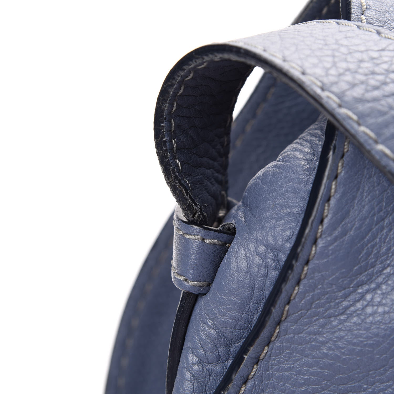 Chloe Calfskin Medium Marcie Round Crossbody Bag Street Blue 13 of 14