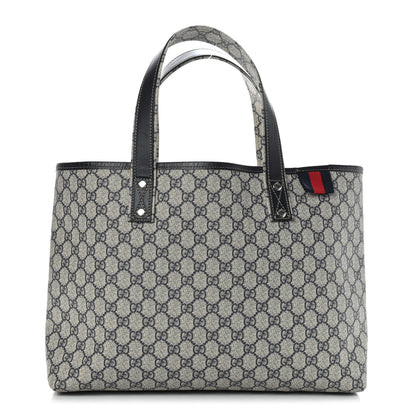Gucci GG Plus Monogram Medium Signature Web Loop Tote Navy 2 of 18